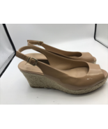 Antonio Milani Women’s Sandals Wedge Size 9 Beige - £17.54 GBP