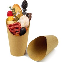 50 Pcs French Fries Holder, 12Oz Disposable Paper French Fry Cups Charcuterie Cu - £15.68 GBP