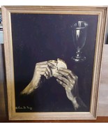 Our Daily Bread Eva De Nagy Framed Artwork Hauntingly Beautiful 18.25x22... - $116.54