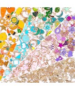 SANNIX 200Pcs Bracelet /Earring Charms Wholesale Bulk Jewelry Making Cha... - $40.30 CAD