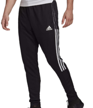 NWT men&#39;s small adidas Tiro 21 Track Pants/TP GH7305 Black/white aeroready - $33.24