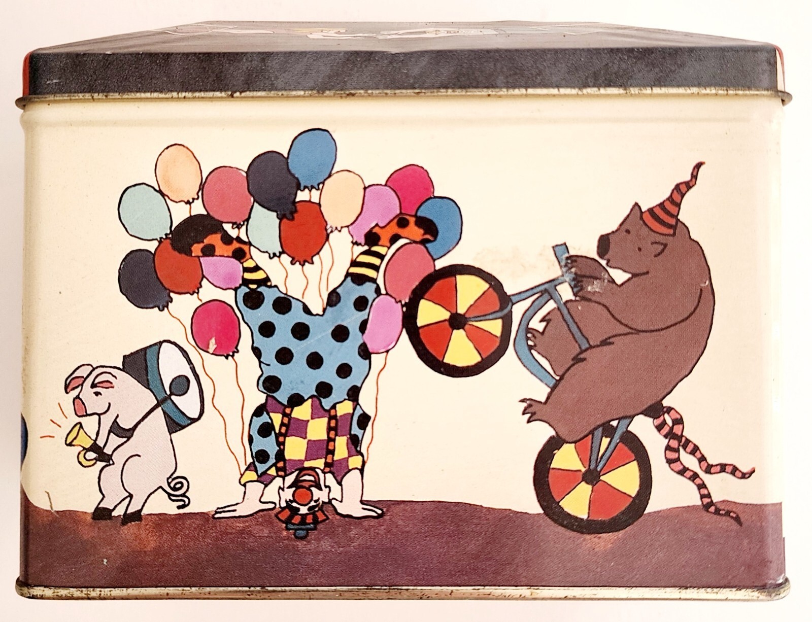 1995 The Three Circus Big Top Vintage Tin Tinscapes Thomas Gianni Art E5 Item image 3