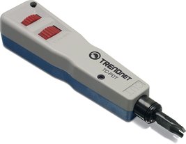 TRENDnet Punch Down Tool With 110 And Krone Blade, Insert &amp; Cut Terminations In  - £28.70 GBP