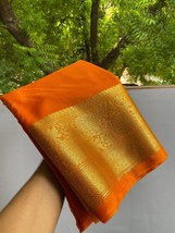 Huge Kora Organza Silk Saree with Broad Zari Weaving Border and Pallu Work || Ri - £52.52 GBP