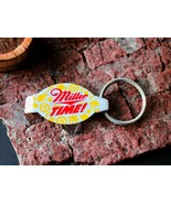 Miller Time! Beer Logo Vintage Plastic Bottle Can Opener Advertising Key... - $15.32 CAD