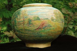Limited Addition 180 Degrees Hand Painted Wood Adult/Large Funeral Cremation Urn - £1,493.38 GBP