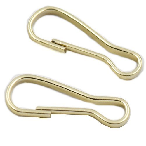 200 Pcs 3/4&quot; 20mm Spring Hooks Metal Purse Snap Clip For Lanyard Package... - $5.44
