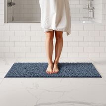 ITSOFT Plush Bathroom Rug 47x21 Gray Absorbent Non Slip Machine Washable - €4,77 EUR ITSOFT Plush Bathroom Rug 47x21 Gray Absorbent Non Slip Machine Washable - €4,77 EUR