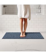 ITSOFT Plush Bathroom Rug 47x21 Gray Absorbent Non Slip Machine Washable - $102.37 MXN ITSOFT Plush Bathroom Rug 47x21 Gray Absorbent Non Slip Machine Washable - $102.37 MXN