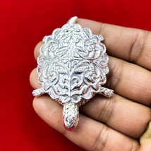 925 Silver Tortoise Figurine Big Turtle Statue Best Puja Article Silver ... - $739.29 CAD