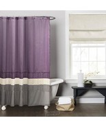 Lush Décor Mia Shower Curtain Purple - $33.24