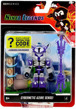 Roblox Ninja Legends Cybernetic Azure Sensei 3in Figure w/ Virtual Item Code NIP - £14.29 GBP