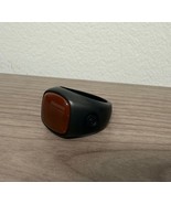 David Yurman Black Titanium Men&#39;s Carnelian Signet Ring Size 8 - €254,25 EUR