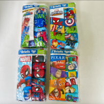 New Boys Sz 2T 3T Briefs Underwear PJ Masks Spider Man Toy Story Pixar Y... - £11.05 GBP