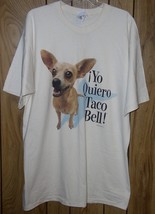 Yo Quiero Taco Bell T Shirt Vintage 1998 Gidget Chihuahua Size X-Large - £85.90 GBP