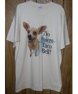 Yo Quiero Taco Bell T Shirt Vintage 1998 Gidget Chihuahua Size X-Large - $109.99