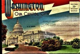Washington Our Capital City - 20 Vintage color Pictures postcards (1940&#39;s) - £3.95 GBP