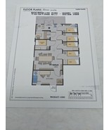 Paper Places 30mm Scale Whitewash City Hotel 1868 Floor Plan Sheet   - $9.62