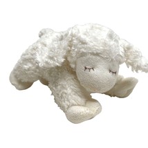Baby Gund Winky Lamb Stuffed Animal Plush with Rattle White 10” Lovey Very Soft - $12.86