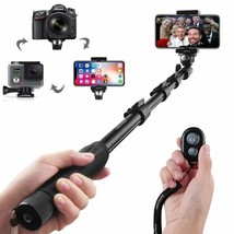 ARESPARK PROFESSIONAL SELFIE STICK WITH REMOTE CONTROL BRAND NEW IN BOX - £13.44 GBP