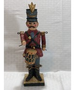 Vintage Soilder / Drummer Figure 10&quot; Tall. Arms Move To Beat Drum. - £11.93 GBP