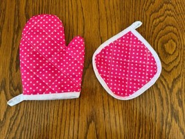Pretend Play Kitchen Oven Mitt Pot Holder Accessory - $8.36