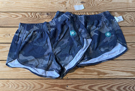 lot of 2 aeropostale NWT $24.95 Women’s classic retro shorts  M green camo s9 - £15.86 GBP