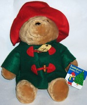 Vintage PADDINGTON BEAR Sears Holiday Red Coat  Stuffed Bear - £14.42 GBP
