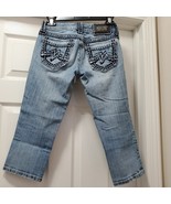 Miss Me Blue Sunny Capri Jeans Women&#39;s Size 27 - $21.39