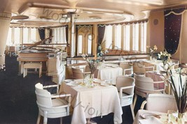 COL0769 - Cunard Liner - Queen Mary , Cabin Class Verandah Grill - print... - £2.20 GBP