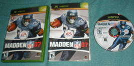 Madden NFL 07 for Xbox with case and manual - £5.49 GBP