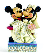 Jim Shore Mickey &amp; Minnie Wedding Figurine/Cake Topper Disney Traditions... - £55.07 GBP