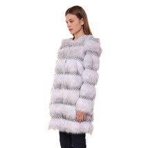 Guess ice faux fur coat Long ,S - £137.22 GBP