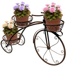 Sorbus Tricycle Plant Stand - Flower Pot Cart Holder - Ideal for Home, Garden, P - £70.33 GBP