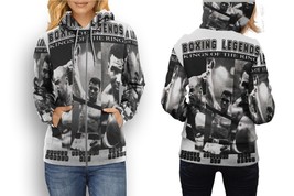 Boxing Legends Kings Of The Ring  Womens Graphic Zipper Hooded Hoodie - £27.39 GBP+