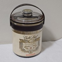 Vintage 1950s Ignacio Haya Gold Label Miramar Glass Cigar Humidor - $927.56 MXN