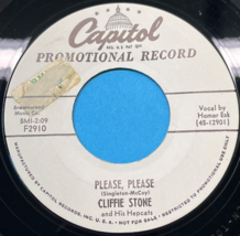 Cliffie Stone 45 Please Please / Blue Moon of Kentucky Country Hillbilly Promo - $27.47