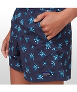 NWOT Patagonia Stellar Blue Turtle Shorts Little Flippers Baggies KIDS M... - $19.79
