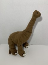 Wishpets Albertosaurus brown brontosaurus plush dinosaur 2008 floppy stuffed toy - $14.84
