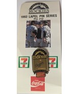 Colorado Rpcloes Jun3 14, 1993 Inaugural Season Lapel Pin Series #12 - $6.77 CAD