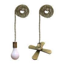 Royal Designs Ceiling Fan Pull Chain Beaded Ball Extension Chain with Decorative - $22.72+