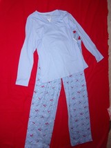 Jockey Women&#39;s Cotton Blend 2 Piece Long Sleeve Pajama Set Size SP New W/T - £27.54 GBP