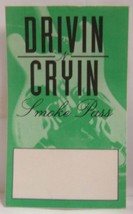 DRIVIN N CRYIN - VINTAGE ORIGINAL CLOTH CONCERT TOUR BACKSTAGE PASS - £7.96 GBP