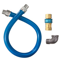 Dormont Blue Hose Gas Connector BPQ Series 16100BPQ48  1&quot; x 48&quot;  W/QD - £157.38 GBP