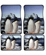 4 piece set universal rubber Floor Mats W/ Penguins design  fits almost ... - €21,51 EUR