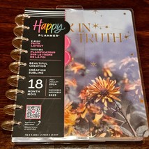 2025 Happy Planner Classic Faith Layout 7x9.25 18 Months Beautiful Creation - $31.76