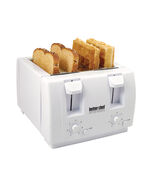 Better Chef 4 Slice Dual-Control Toaster in White - €43,43 EUR
