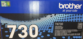 Brother TN730 Black Toner Cartridge New Open Box  Genuine - $34.53