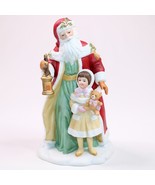 Vintage Avon 1995 Christmas Santa And Little Girl With Teddy Fine Collec... - €9,25 EUR