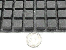 1/4&quot; Height Small Rubber Feet  3M Adhesive Backing  3/8&quot; Square  50 Per ... - £13.26 GBP